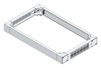 SORAX Plinth, Ventilated, W=600xD=1.000xH=100mm,RAL7035