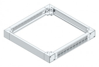SORAX Plinth, Ventilated, W=800xD=800xH=100mm,RAL7035