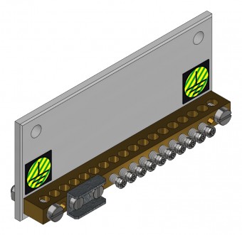 SORAX Potential Equalisation rail, 10 Connection Points