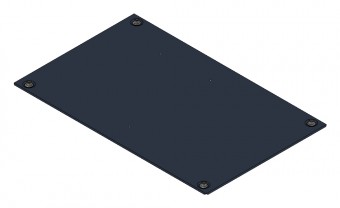 SORAX Roof Element IP54, W=600xD=1.000mm, RAL9005