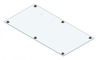 SORAX Roof Element IP54, W=600xD=1.200mm, RAL7035