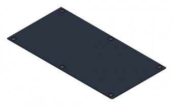 SORAX Roof Element IP54, W=600xD=1.200mm, RAL9005
