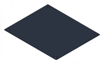SORAX Roof Element IP54, W=800xD=1.000mm, RAL9005