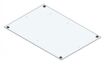 SORAX Roof Element IP54, W=800xD=1.200mm, RAL7035