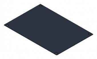 SORAX Roof Element IP54, W=800xD=1.200mm, RAL9005
