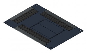 SORAX Roof Element, W=800xD=1.200mm, RAL9005