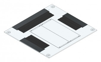 SORAX Roof Element, W=800xD=800mm, RAL7035