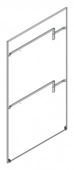 SORAX Side Wall D=1.200xH=2.000mm, RAL7035, entire