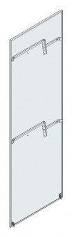 SORAX Side Wall D=800xH=2.200mm, RAL7035, entire
