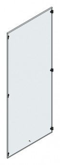 SORAX Side Wall IP54, D=1.000xH=2.200mm, RAL7035