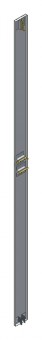 SORAX Side Wall IP54, D=200xH=2.200mm, RAL7035