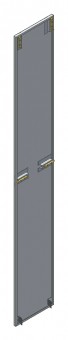 SORAX Side Wall IP54, D=400xH=2.000mm, RAL7035