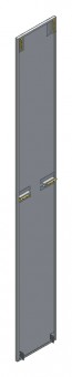 SORAX Side Wall IP54, D=400xH=2.200mm, RAL7035