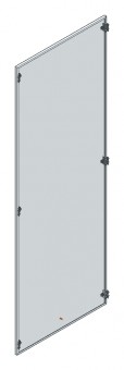 SORAX Side Wall IP54, D=800xH=2.000mm, RAL7035