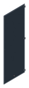 SORAX Side Wall IP54, D=800xH=2.000mm, RAL9005