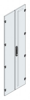 SORAX Steel Sheet Door Divided IP54, W=600xH=2.000mm,RAL7035