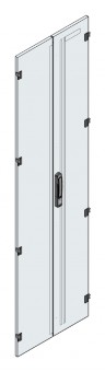 SORAX Steel Sheet Door Divided IP54, W=600xH=2.200mm,RAL7035