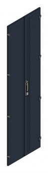 SORAX Steel Sheet Door Divided IP54, W=600xH=2.200mm,RAL9005