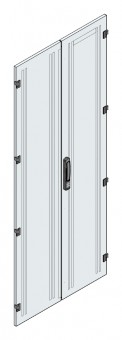 SORAX Steel Sheet Door Divided IP54, W=800xH=2.000mm,RAL7035
