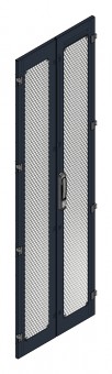 SORAX Ventilated Door, divided, W=600xH=2.000mm,RAL9005