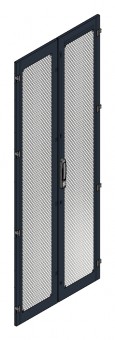 SORAX Ventilated Door, divided, W=800xH=2.200mm,RAL9005