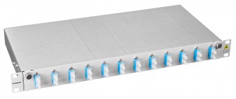 Splicebox, 12 fibre,SC, 9/125µm OS2, culisant,19,1UV