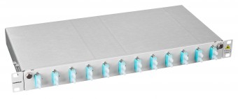 Splicebox, 16 fibre,SC,50/125µm OM3, culisant,19,1UV