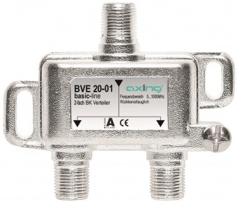 Splitter BK 1xF-Mama-2xF-Mama,Multimedia,5-1006MHz,BVE20-01
