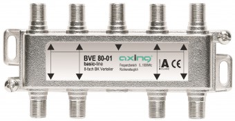 Splitter BK 1xF-Mama-8xF-Mama,Multimedia,5-1006MHz,BVE80-01