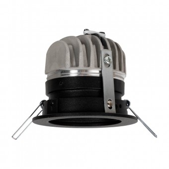 Spot LED rotund Neptune 10W 4000K IP44, negru, Metsan