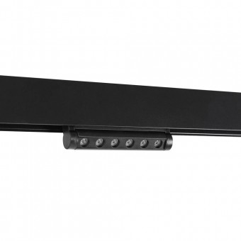 Spot Negru DOTS Slim Reglabil 6W 4000K IP20 pentru Sina Magnetica - NOVELITE