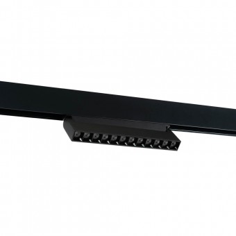 Spot Negru FAGURE Reglabil 12W 4000K IP20 pentru Sina Magnetica - NOVELITE