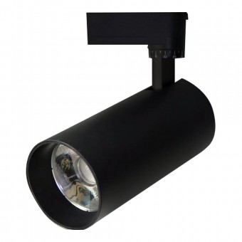 Spot sina LED 30W 3000K 3150lm, negru, Kendal