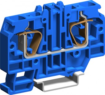Spring clamp terminal HMM.10 blue, 10 mm²