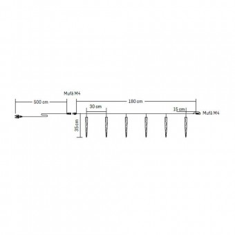 Stalactite 120 LED 6400K IP44
