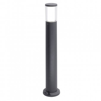 Stalp Carlo 3.5W GU10 LED Negru IP55 80cm