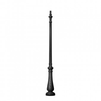 Stalp Pietonal Clasic Negru NEBO 2.5m - FUMAGALLI