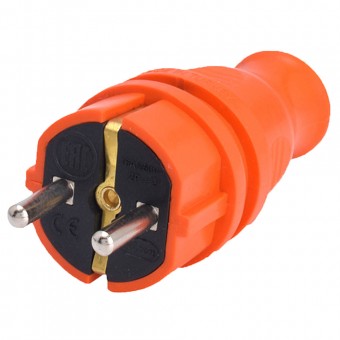 Stecher cauciuc IP44 portocaliu – BYLION