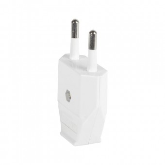 Stecher plat fara contact de protectie alb – NOVELITE