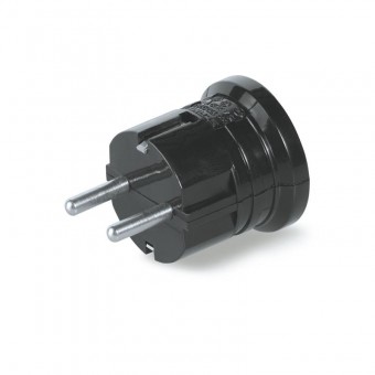 Stecher Schuko 2P+E 16A negru – SCAME | 130.2063/N
