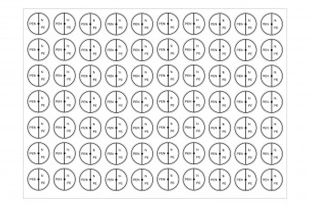 Sticker disconnection point PE/N according to E 8001