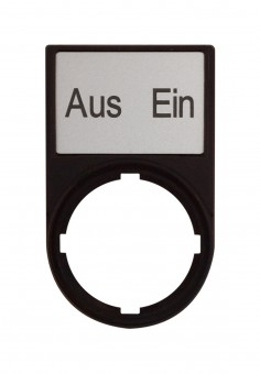 Suport cu placa 30x50mm cu inscriptia AUS EIN