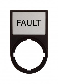 Suport cu placa 30x50mm cu inscriptia FAULT