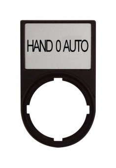 Suport cu placa 30x50mm cu inscriptia HAND 0 AUTO