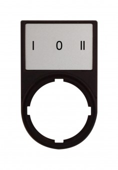 Suport cu placa 30x50mm cu inscriptia I 0 II
