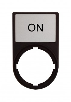 Suport cu placa 30x50mm cu inscriptia ON