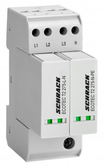 Surge Arrester Set 3+1 TT, TN-S system, Class T2(+T3)