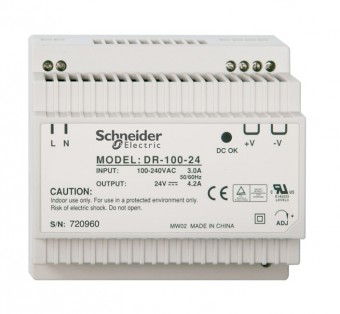 Sursa de alimentare 100W, 230V c.a./ 24V c.c., 50 Hz, 4A