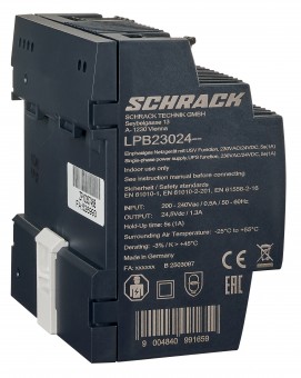 Sursa monofazata cu fct UPS, 230VAC/24VDC, 5s(1A)