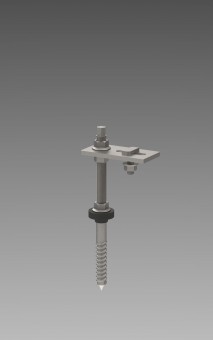 Surub de suspendare M10x200 Profil sina 37/45/65